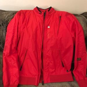 G-Star Raw Red Bomber Jacket